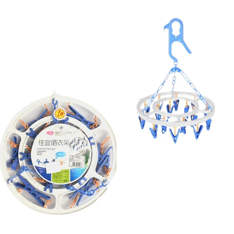 Baby Clothes Dryer Hanger Multi-Clip Hanging Stand for Drying Baby Essentials