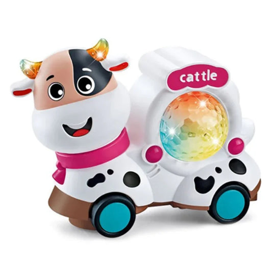 Funny Sheep Toy Car with Lights & Music – Bump & Go Action for Kids