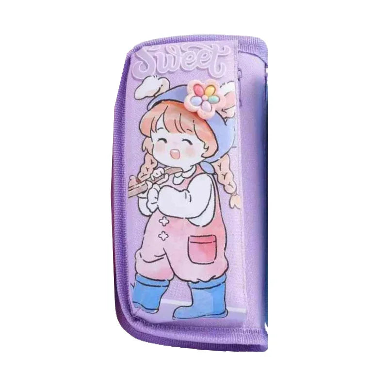 Sweet Doll Pencil Box For Girls