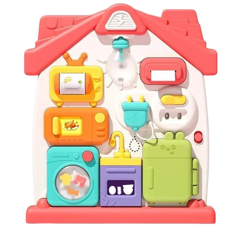 Baby Busy Board Multifunctional House – Interactive Learning Toy