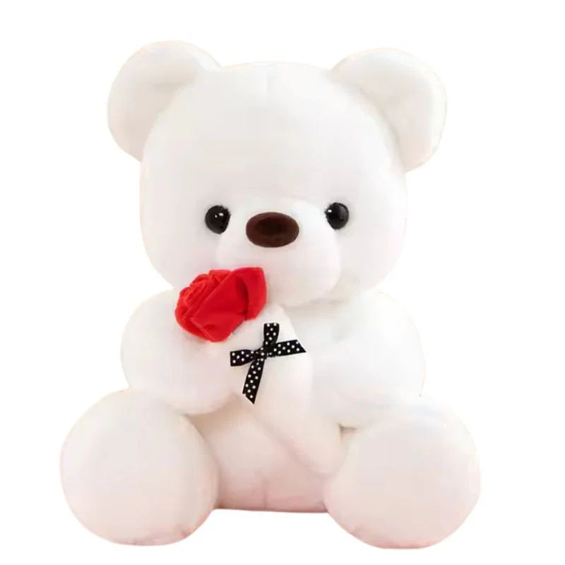 Adorable And Cute Plushie Bear With Roses & Bow