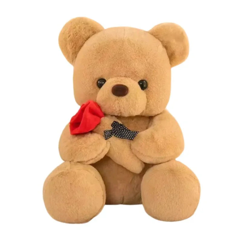 Adorable And Cute Plushie Bear With Roses & Bow