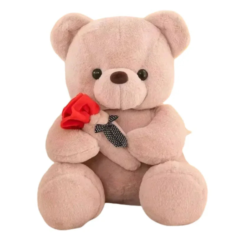 Adorable And Cute Plushie Bear With Roses & Bow