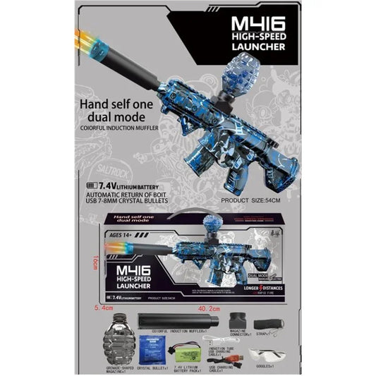 M416 Electric Gel Ball Blaster Set – Powerful Blaster Toy with Goggles & Ammo for Action Play