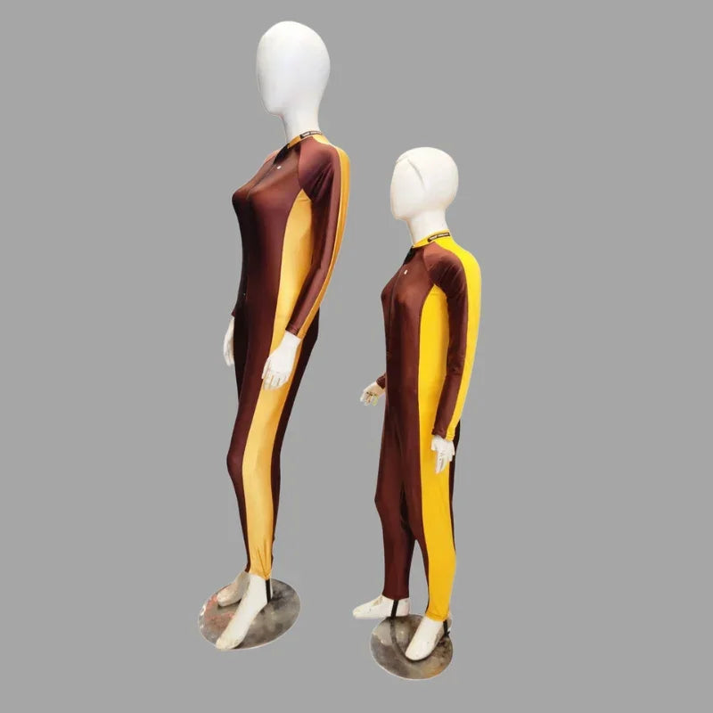 Matching Full Body Swimsuit Set Stylish, Stretchy & Quick-Dry