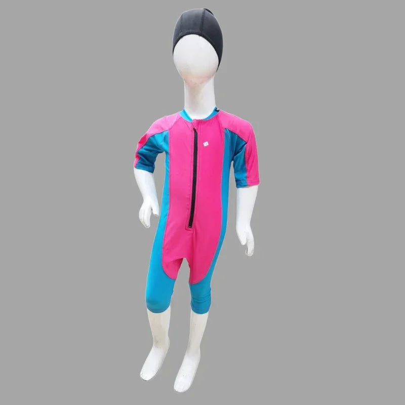 Boys' Half Sleeve Swimsuit Comfortable & Quick-Dry Design