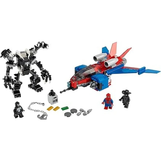 LEGO Marvel Spider-Man Jet vs. Venom Mech – Epic Superhero Battle Set