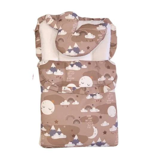 SnuggleNest™ 3-in-1 Cotton Baby Sleeping & Carry Nest
