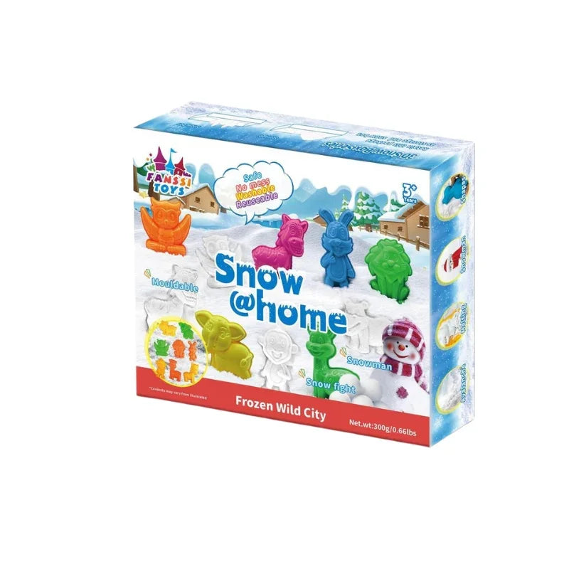 Winter Dream City Playset – Frozen Wild Motion Sand Kit For Kids