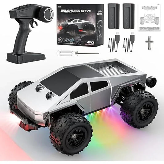 CyberX Alloy RC Truck – High-Speed Power, Tesla Style