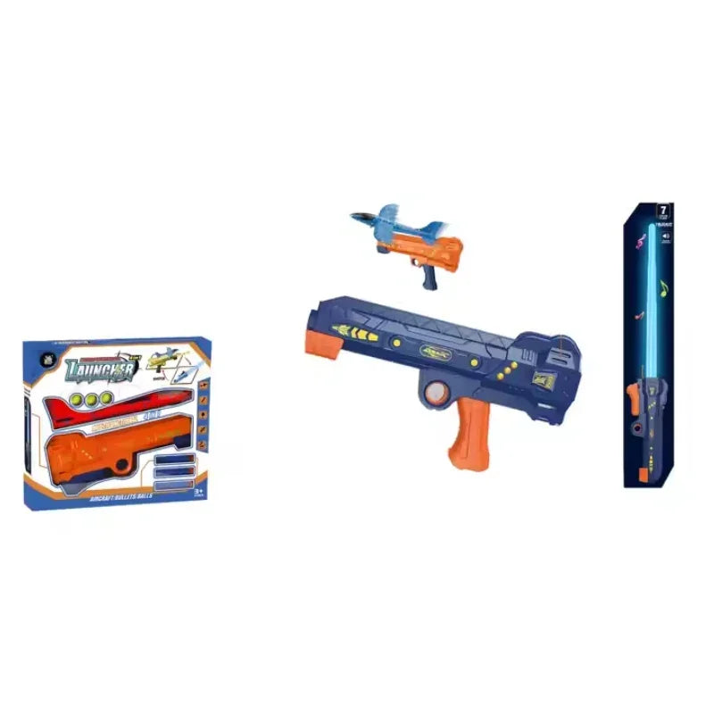 X-Blaze 4-in-1 Battle Blaster – Sword, Darts & Lights in One Power Pack