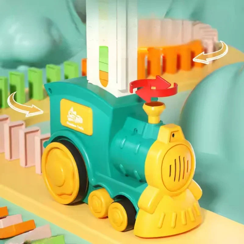 Auto Domino Train Builder – Electric Track Laying Fun Toy for Kids