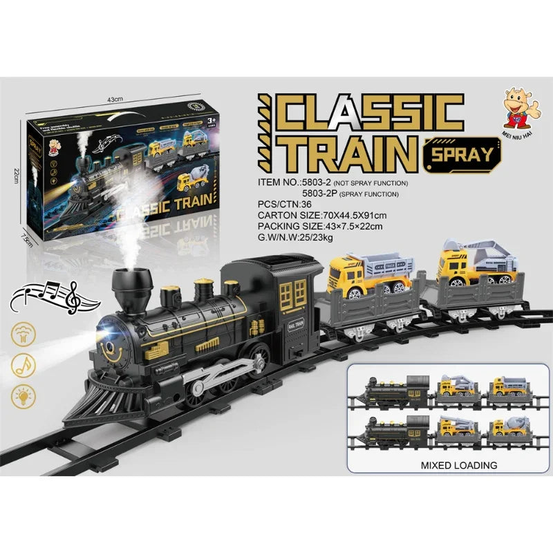 Steam Safari Express – Classic Train with Light, Sound