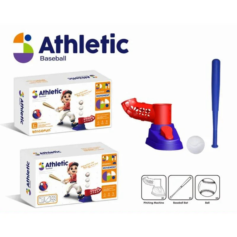 Pro Pitch Baseball Training Set – Auto Ball Launcher for Swing Practice Fun