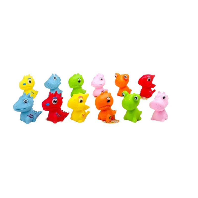 Soft Dinosaur Bath Toy For Kids (6 Pcs)