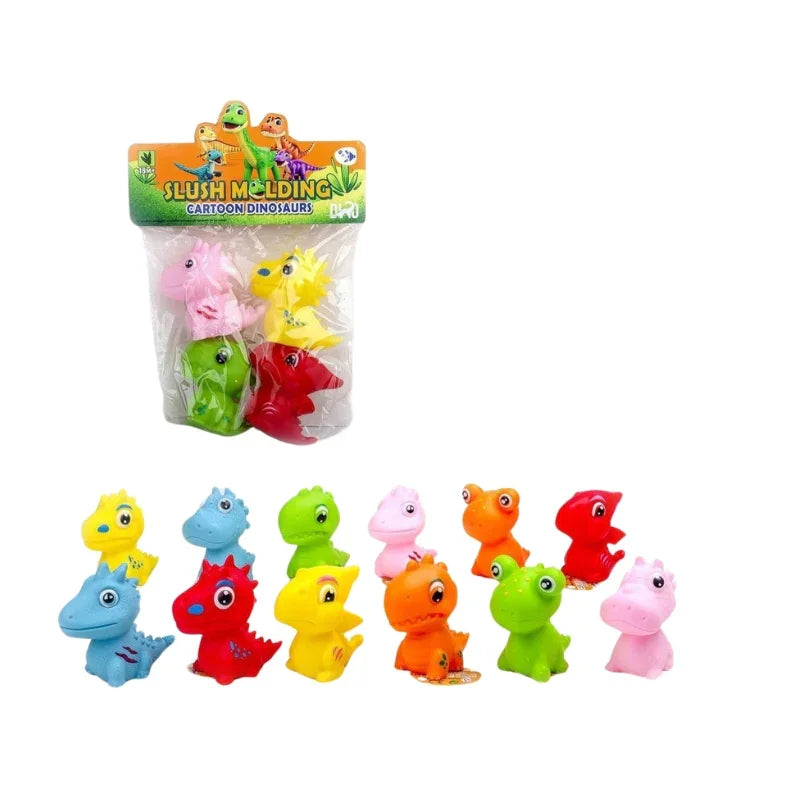 Soft Dinosaur Bath Toy For Kids (6 Pcs)