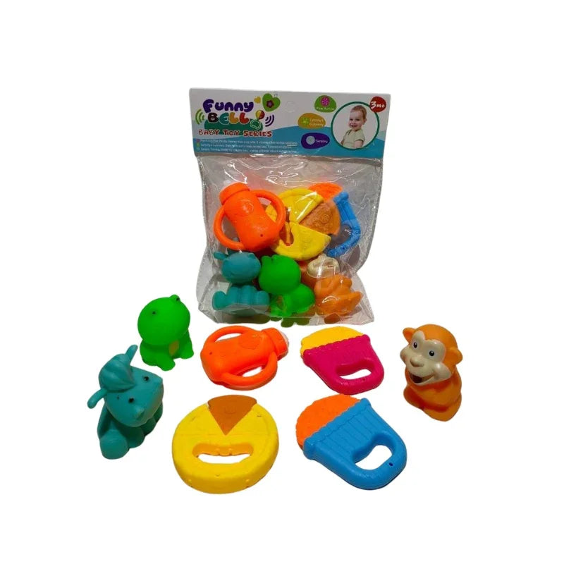 Adorable Animal Baby Rattle Set  Soft, Safe & Sensory Fun for Little Hands