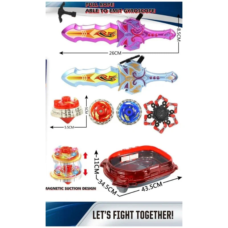 Infinite Gyro Battle Set Special Edition Spinning Action for Ultimate Duels