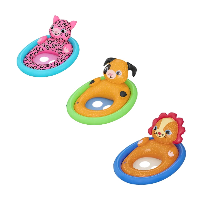 Bestway Lil Animal Baby Boat Fun Safe Inflatable Ride for Toddlers