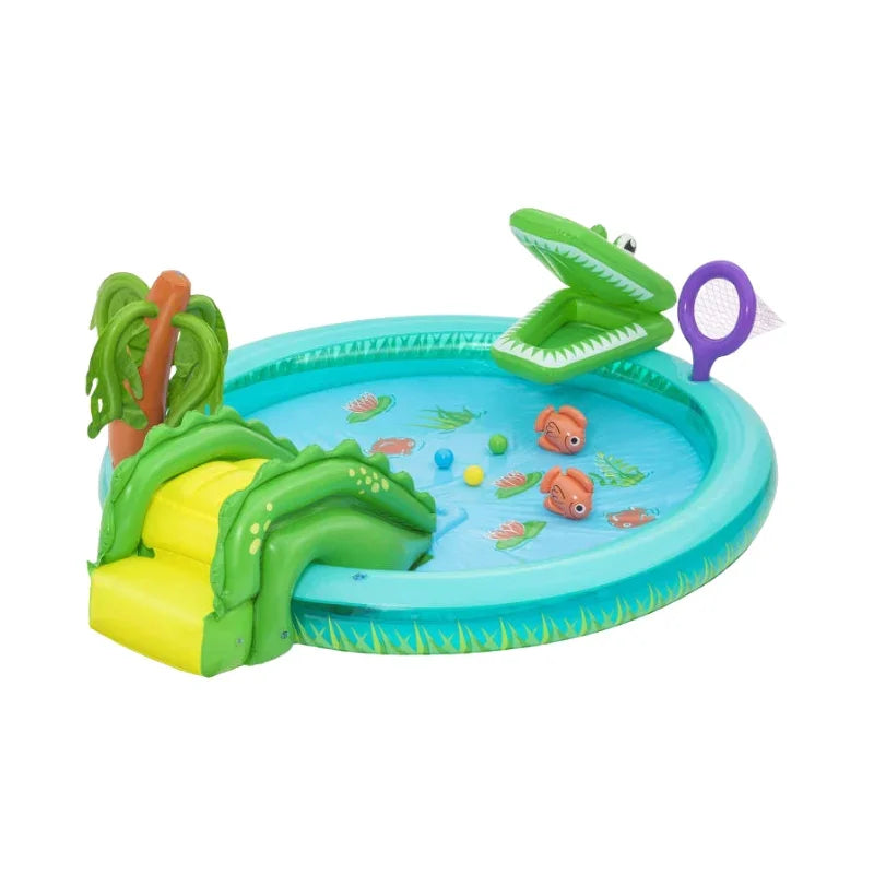 Bestway Crocodile Splash Adventure 7.4FT Play Center for Kids