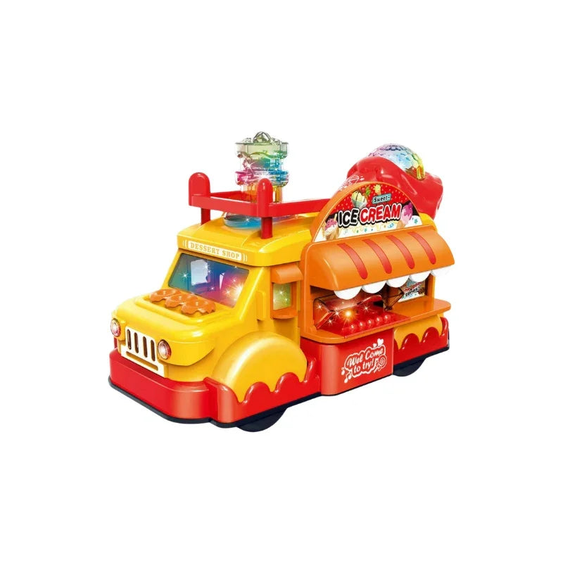 Kids Ice Cream Cart Toy Set Pretend Play Fun