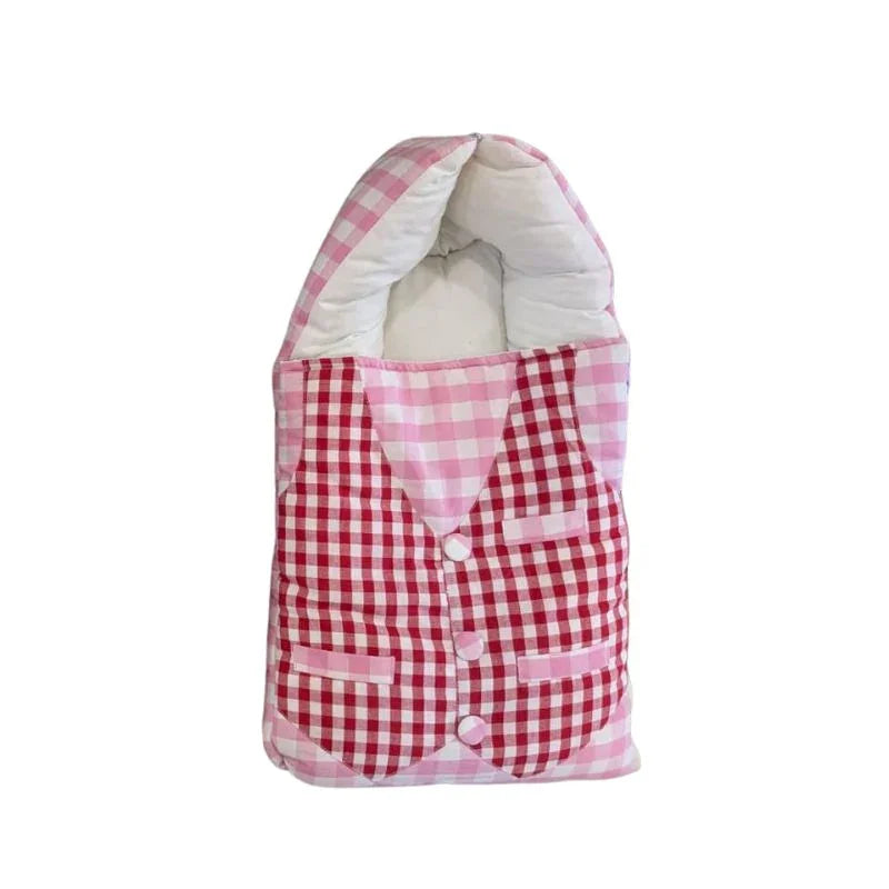 Gentleman Style Baby Sleeping Bag Soft  Cozy Vest Design Nest