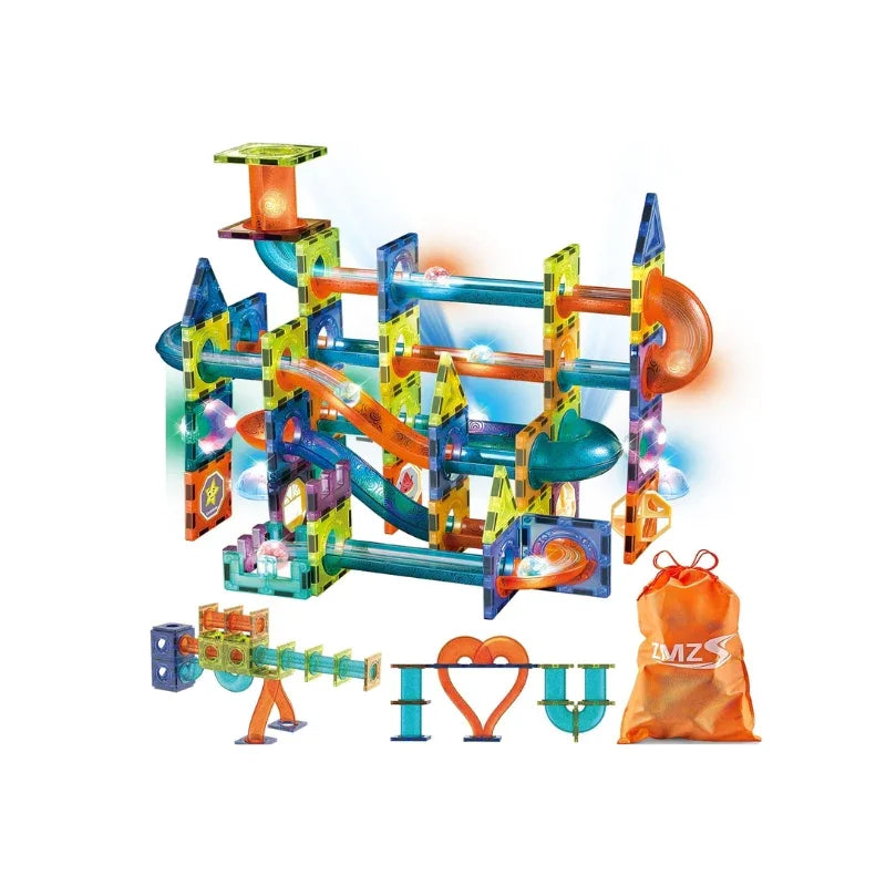 Light-Up Magnetic Building Blocks Set for Kids