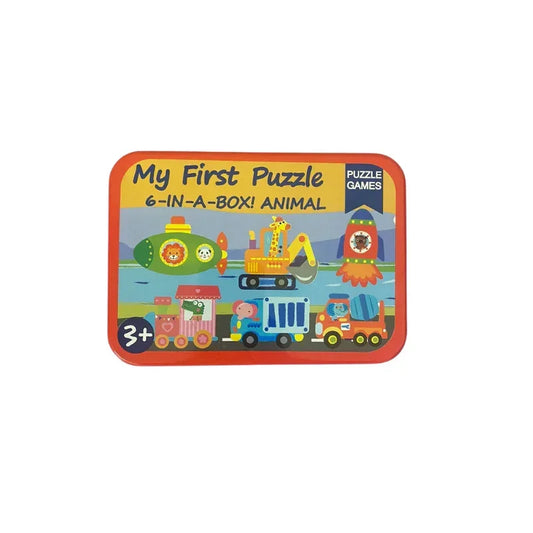 My First Animal Puzzle – 6-in-1 Fun & Educational Puzzle Game for Kids (Assorted)