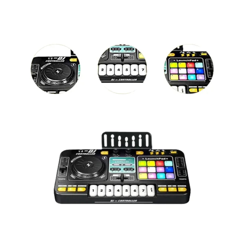 Kids DJ Mixer Toy with Lights & Music