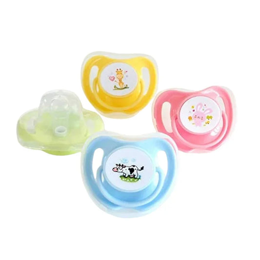 Soft Silicone Snuggle Soothe Animal Print Baby Pacifier