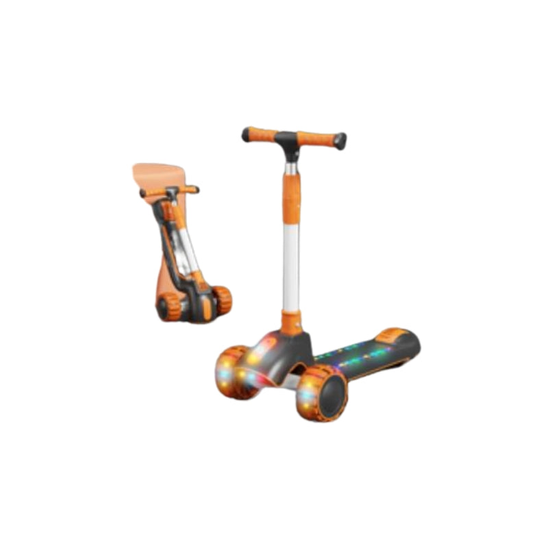 Kids Lighting Music Foldable Scooty