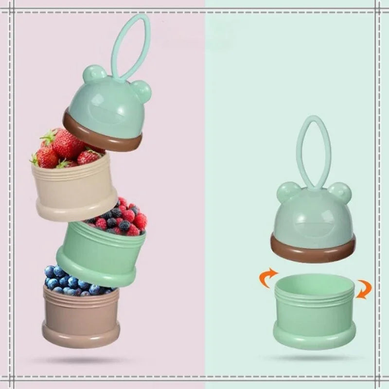 Baby Triple-Layer Milk Powder Container