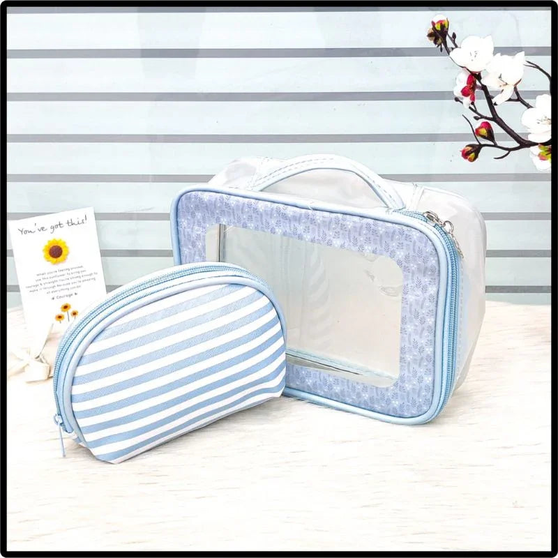 Bag Set – Transparent Travel Pouch with Mini Storage Case