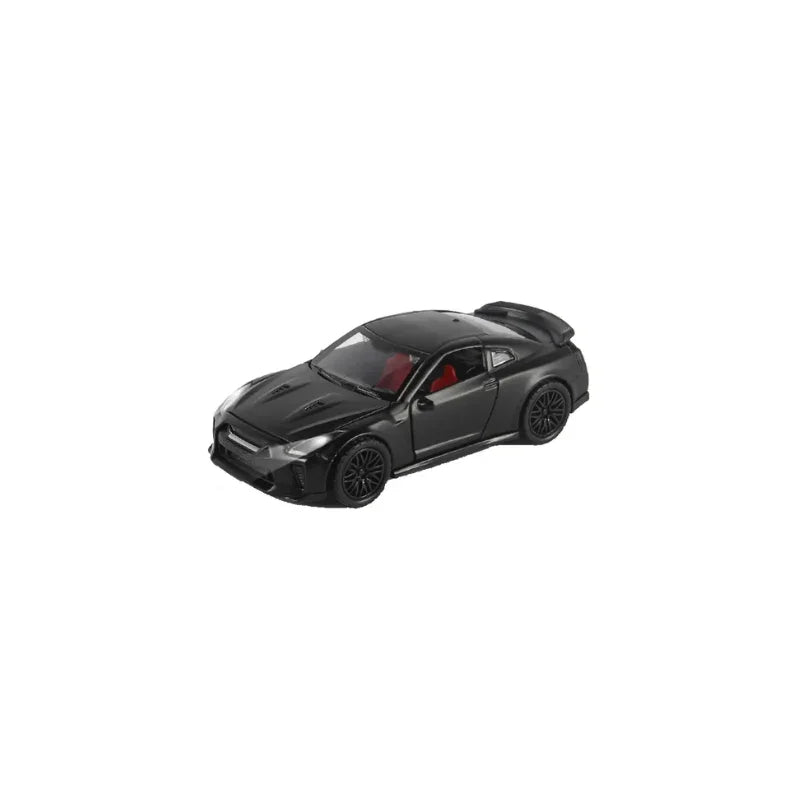 1:36 Scale Die Cast Pull Back Alloy Car 3 Door Opening Miniature Model for Kids