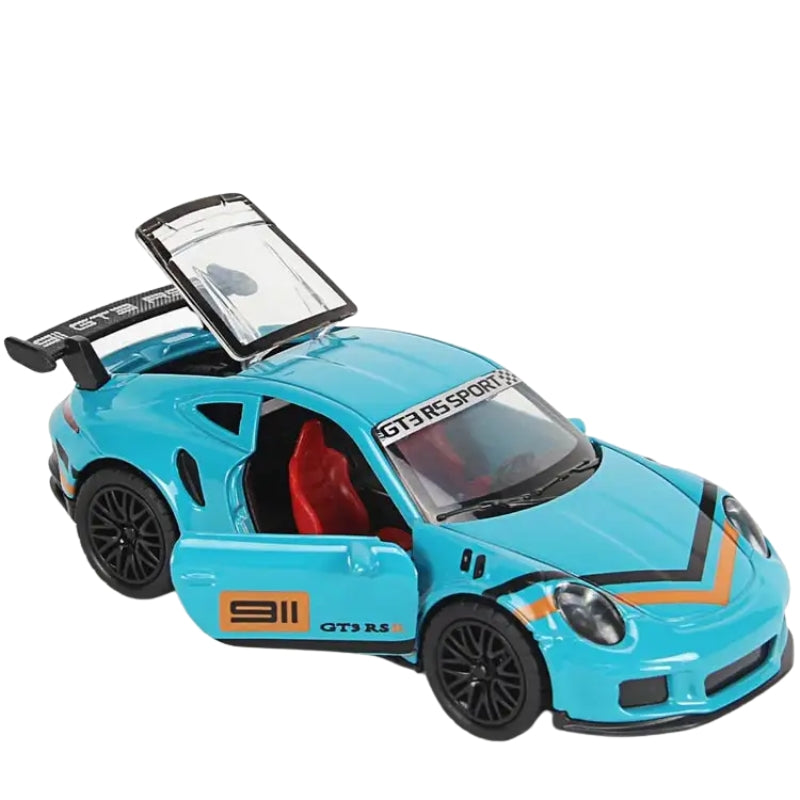 Popular 1:36 Die-Cast Pullback Model Car – 3-Door Opening Metal Toy Vehicle