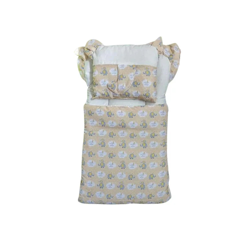 Cozy Baby Bedding Set with Pillow & Blanket – Soft & Comfortable Sleep Nest