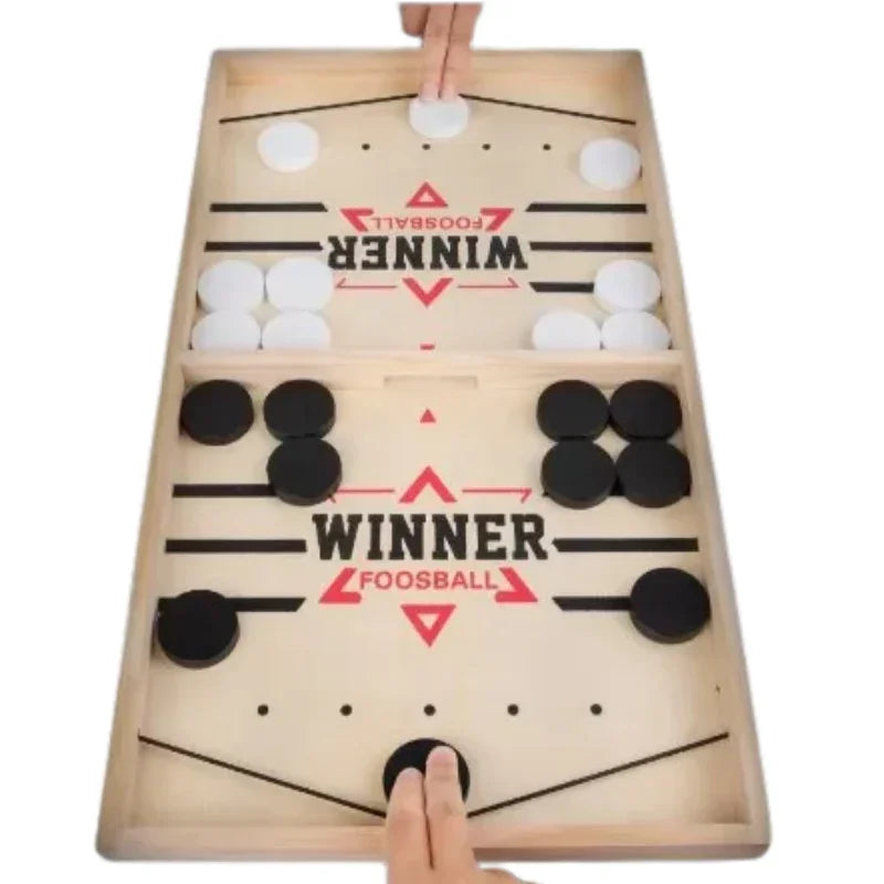Large Fast Sling Pucket Game  Exciting Table Hockey Battle for All Ages