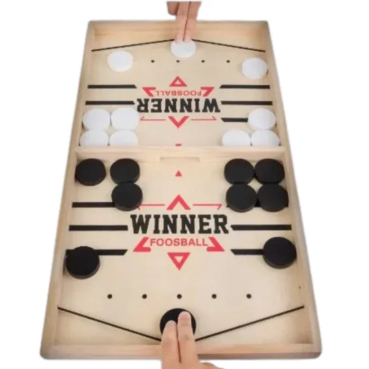 Large Fast Sling Pucket Game  Exciting Table Hockey Battle for All Ages