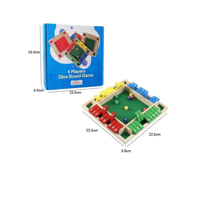Brain Dice Challenge – 4-Player Math Learning Board Game