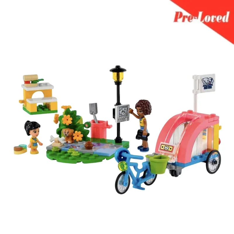 Pre-loved LEGO Freind Dog Rescue Block Building Set (Without box)