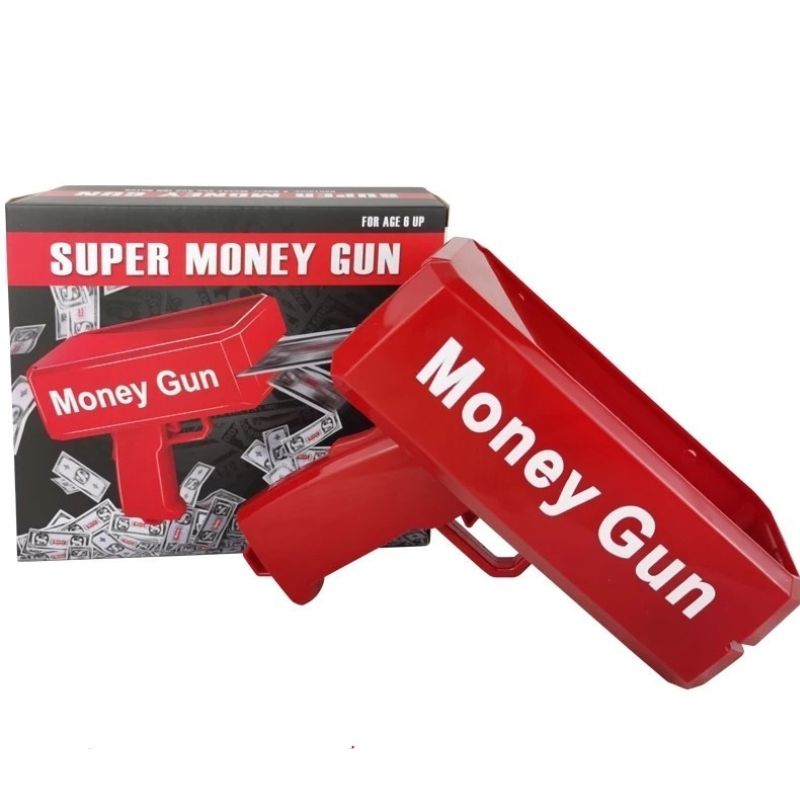 Money hot sale gun toy