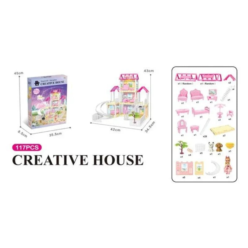 Diy Villa Set Creative House