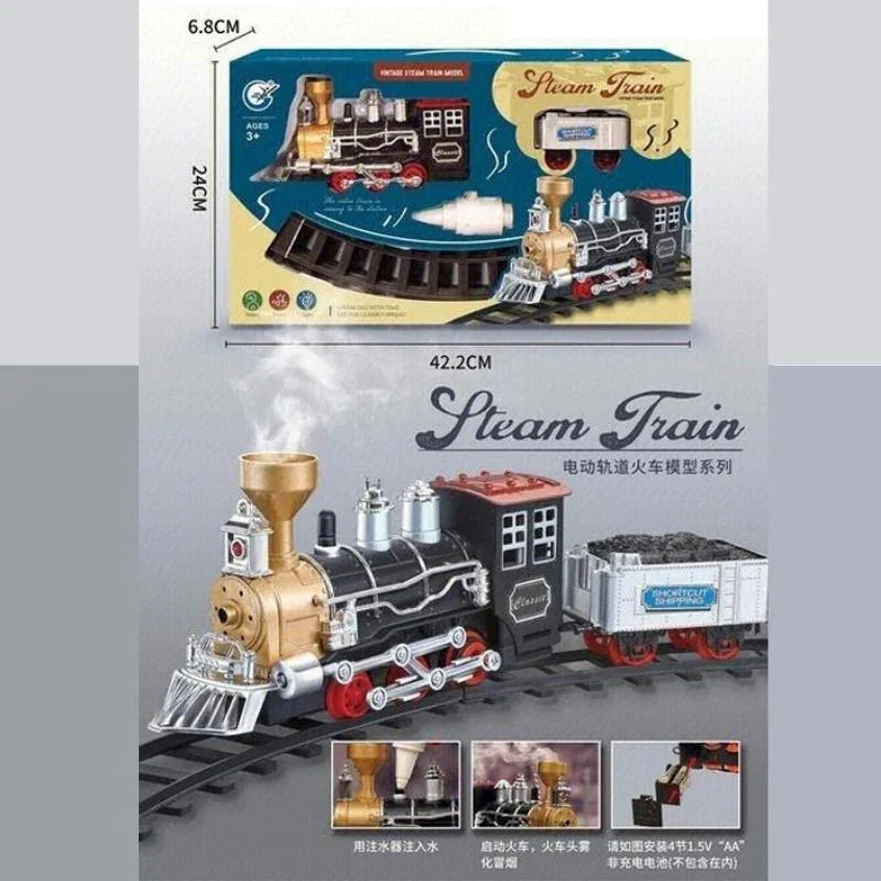 Toy Train with Sound, Lights, and Magical Smoke - Ultimate Fun for Little Engineers