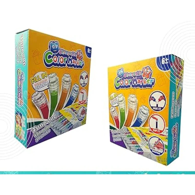 Factory Pen Markers - 16 Custom Medium Point Markers For Vibrant Creations