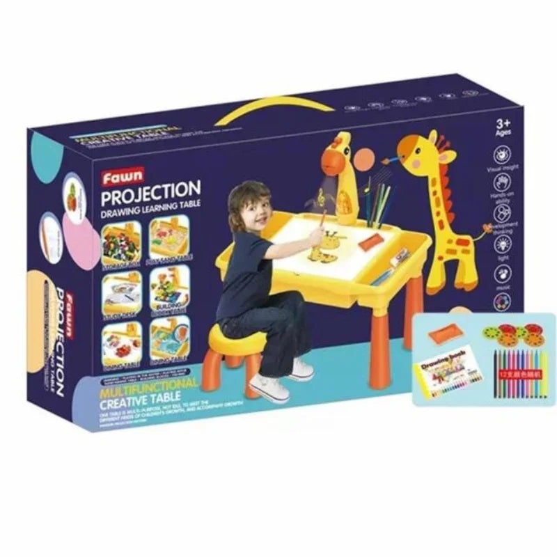 Children's Trace And Draw Projector For Early Education