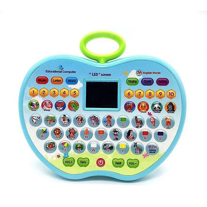 Apple Shaped Educational LED Pad with Sounds Keyboard Toy For Kids