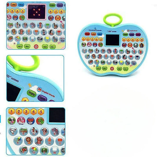 Apple Shaped Educational LED Pad with Sounds Keyboard Toy For Kids