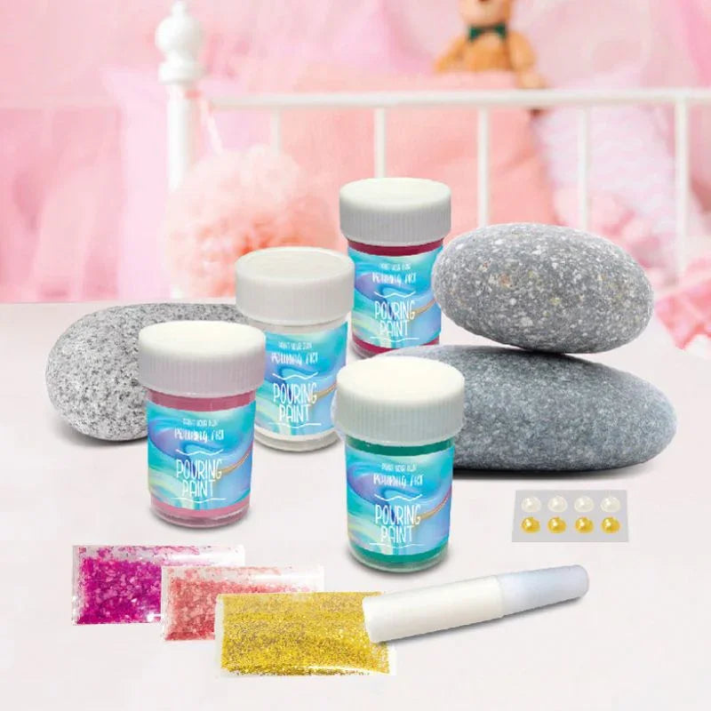 Sew Star Paint Your Own Pouring Art Kit - Experience the Magic of Fluid Painting