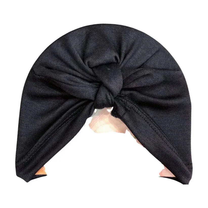 Plain Baby Turban Caps For Kids