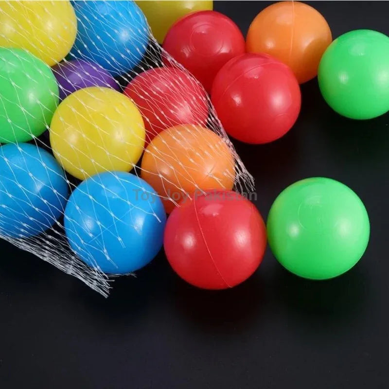 Intex - Jump-O-Lene Castle Bouncer (69X69X53) With 25 Plastic Balls (48259)